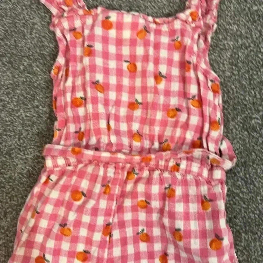 BODEN KIDS Mini Boden Kids' Linen-cotton Ruffle Romper